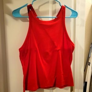 RUE 21 red crossback tank